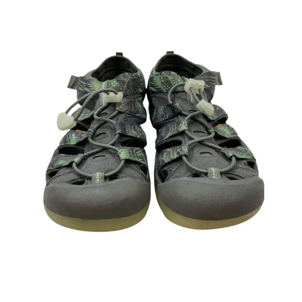 KEEN Big Kids Newport H2 Glow In The Dark Water Shoes Sandals 6 Gray